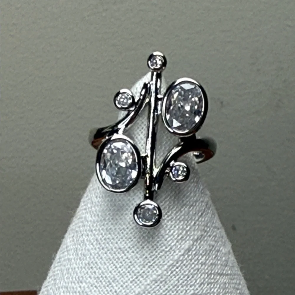 Sterling Silver Modern Sculpture Ring